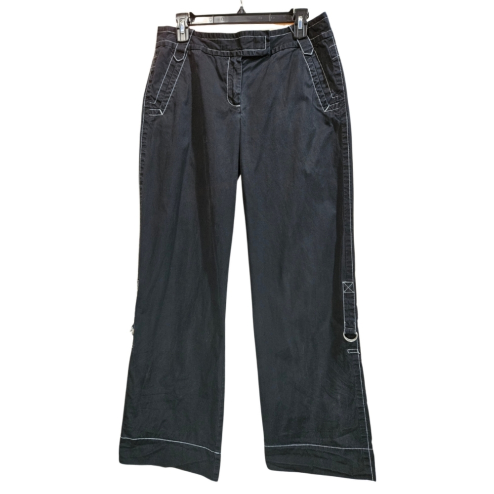 Ann Taylor Loft Women's SIZE 8 Adjustable Length Pants in Black
